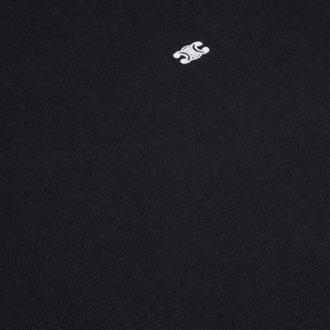 Triomphe lös T-shirt i bomullsjersey
