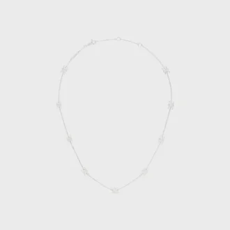 Triomphe Mini Triomphe-halsband i mässing med rodiumfinish