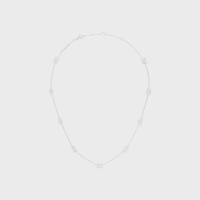 Triomphe Mini Triomphe-halsband i mässing med rodiumfinish Triomphe Mini Triomphe-halsband i mässing med rodiumfinish