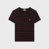 Triomphe Regular T-shirt i randig jersey