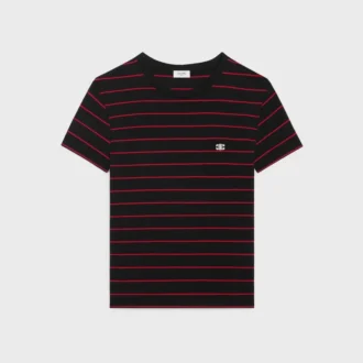 Triomphe Regular T-shirt i randig jersey