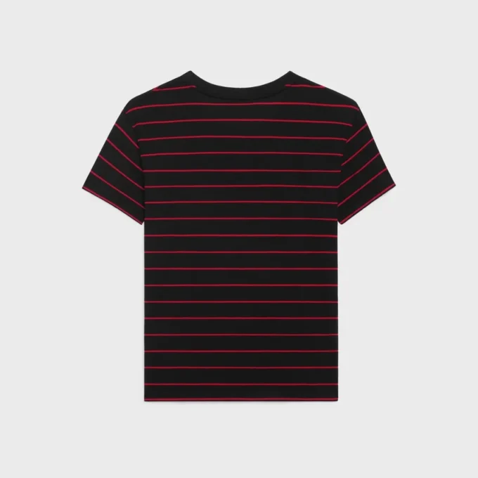Triomphe Regular T-shirt i randig jersey