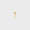 Triomphe Solitaire Sparkle-ring i strass och mässing med guldfinish