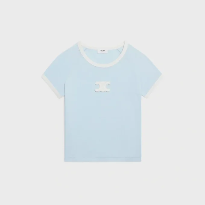 Triomphe-T-shirt i bomullsjersey Triomphe-T-shirt i bomullsjersey