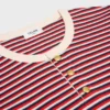 Triomphe T-shirt i randig jersey Triomphe T-shirt i randig jersey