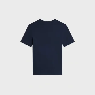 Triomphe T-shirt i ribbad bomullsjersey