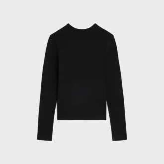 Triomphe T-shirt i ribbad bomullsjersey