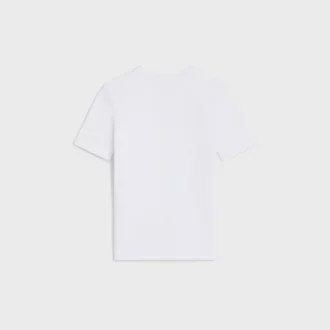 Triomphe T-shirt i ribbad bomullsjersey