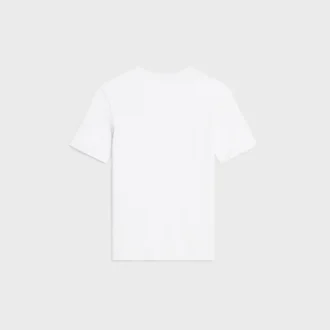 Triomphe T-shirt i ribbad bomullsjersey