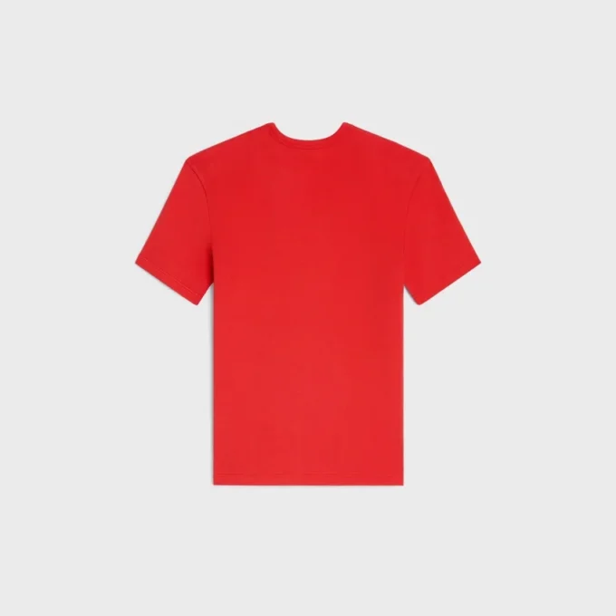 Triomphe T-shirt i ribbad bomullsjersey Triomphe T-shirt i ribbad bomullsjersey