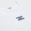 Triomphe T-shirt i ribbad bomullsjersey Triomphe T-shirt i ribbad bomullsjersey