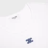 Triomphe T-shirt i ribbad bomullsjersey Triomphe T-shirt i ribbad bomullsjersey