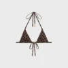 Triomphe Triangle Top i matt jersey med Monogram-mönster Triomphe Triangle Top i matt jersey med Monogram-mönster