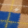 Tröja med rund hals i argyle-mönstrad ull Tröja med rund hals i argyle-mönstrad ull