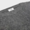 Tröja med rund hals i borstad mohair Tröja med rund hals i borstad mohair