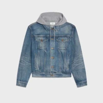 Truckerjacka i bomullsdenim