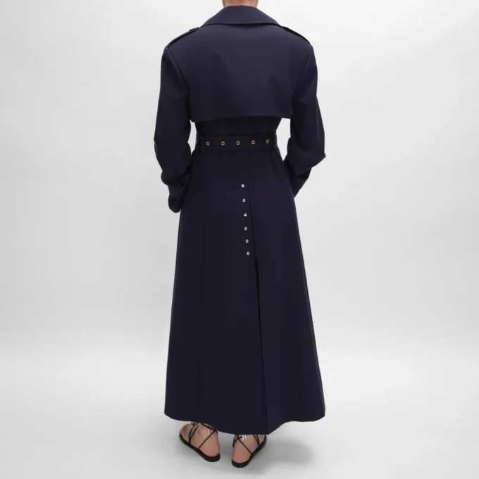 Tux-trenchcoat i bomulls- och ullgabardin Tux-trenchcoat i bomulls- och ullgabardin