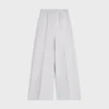 Utställda sweatpants i bomullsfleece Utställda sweatpants i bomullsfleece