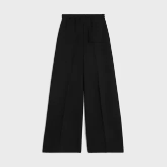 Utställda sweatpants i bomullsfleece