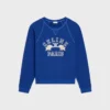 Vanlig sweatshirt i bomullsfleece