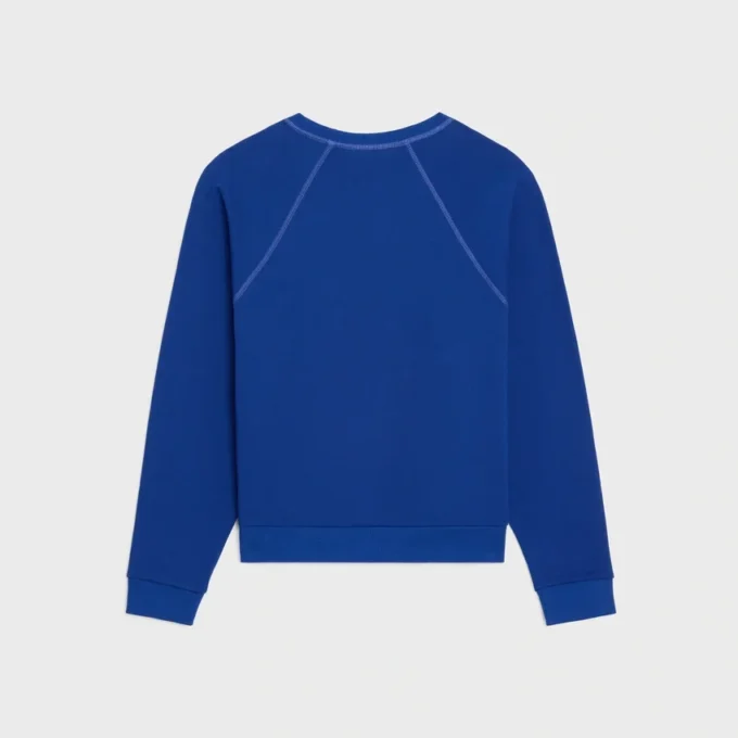 Vanlig sweatshirt i bomullsfleece