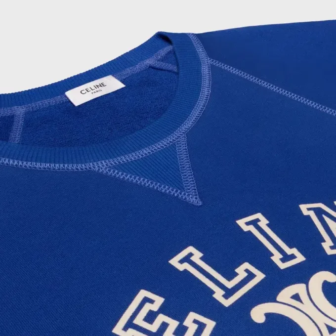 Vanlig sweatshirt i bomullsfleece