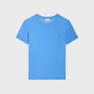 Vanlig T-shirt i fin bomullsjersey