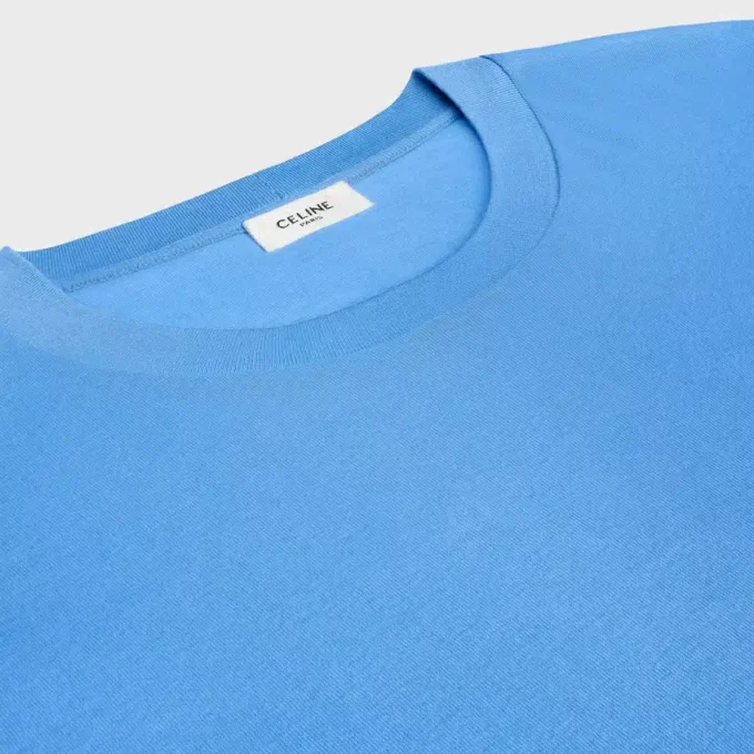 Vanlig T-shirt i fin bomullsjersey