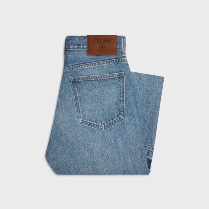 Wesley-jeans i bomullsdenim