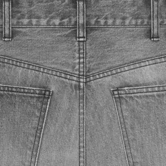 Wesley-jeans i bomullsdenim