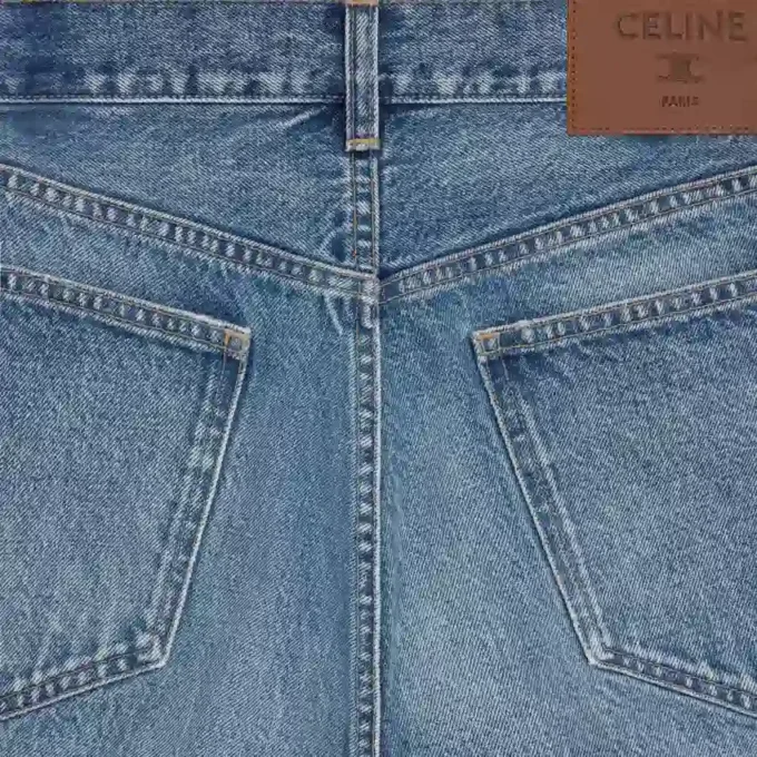 Wesley-jeans i bomullsdenim