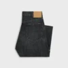 Wesley-jeans i svart issköljd denim