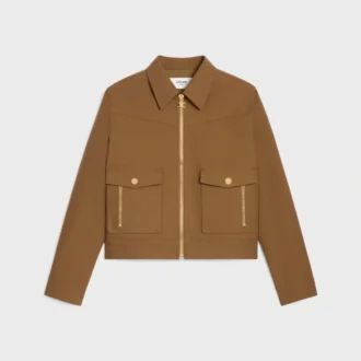Westernblousonjacka i bomullstwill