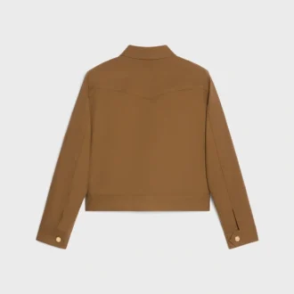 Westernblousonjacka i bomullstwill