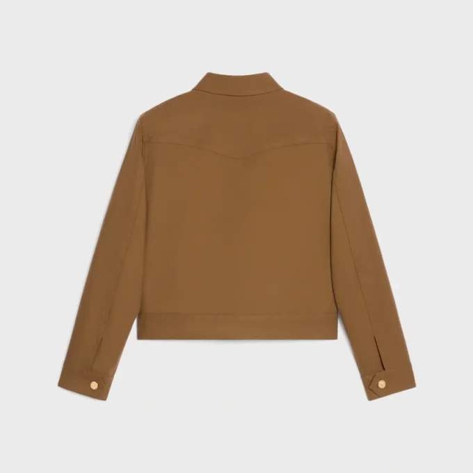 Westernblousonjacka i bomullstwill