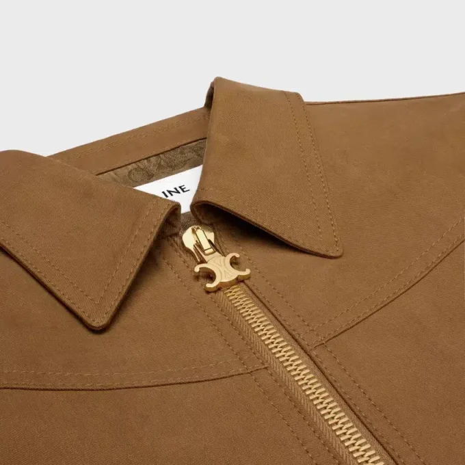 Westernblousonjacka i bomullstwill